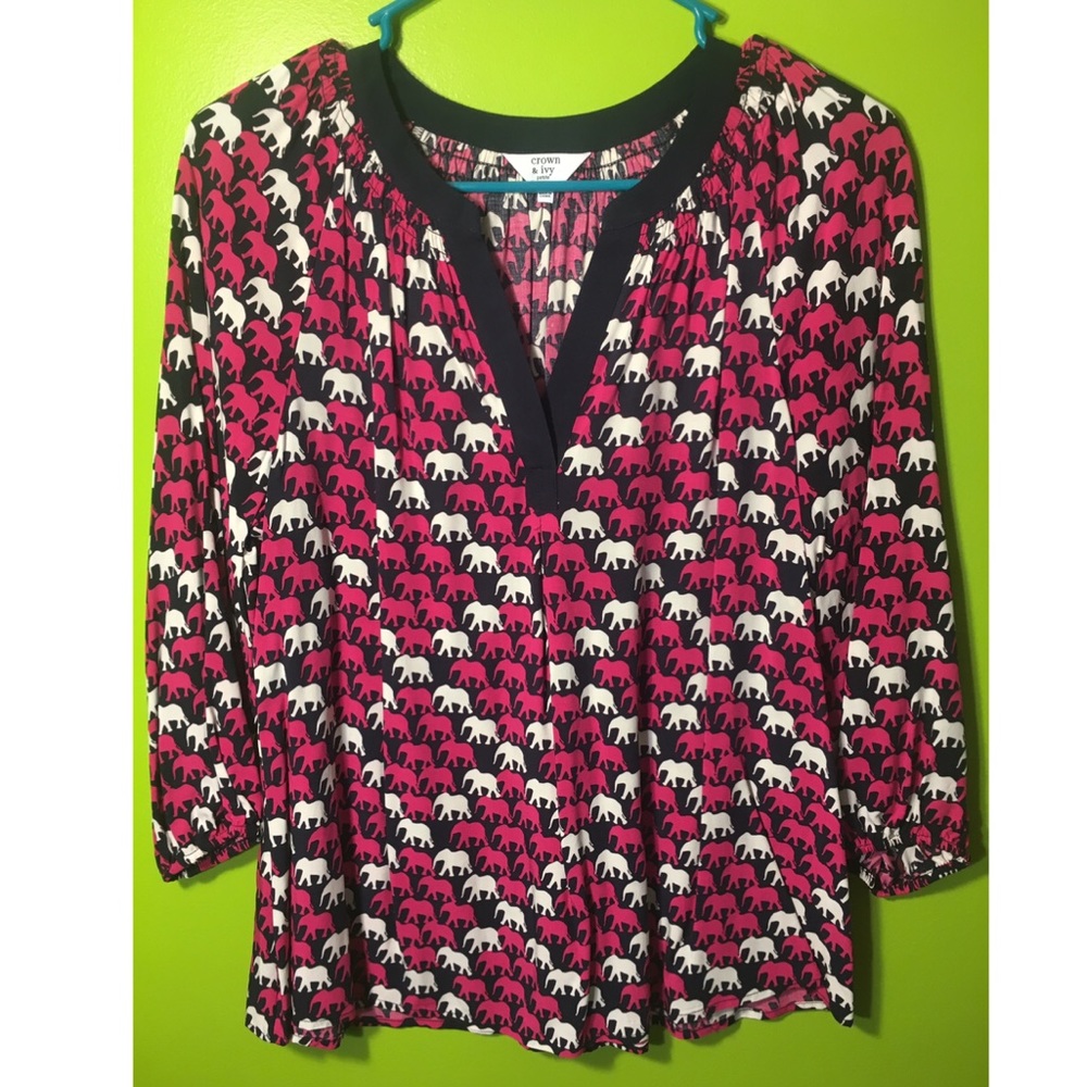 Crown and Ivey Elephant Shirt